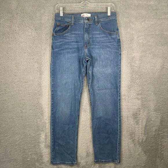 Wrangler Denim - Wrangler Straight Leg Jean Size 16 Straight Fit Womens Blue 5-pocket